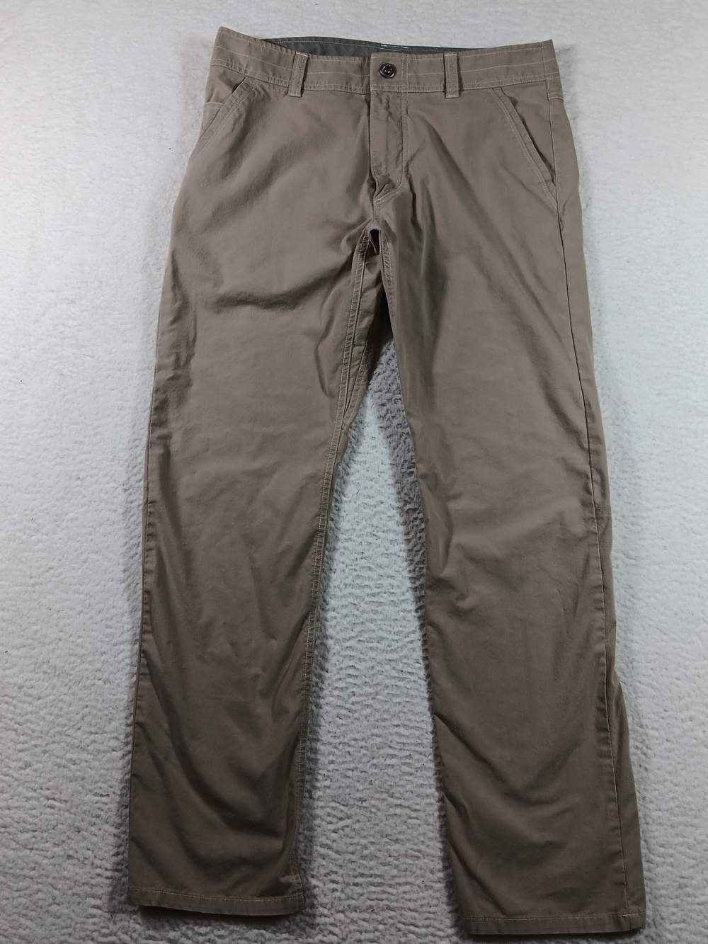 Kuhl Pants Mens 34x32 Tan Slax Klassik Fit Chino Outdoor Hiking Gorpcore Trek